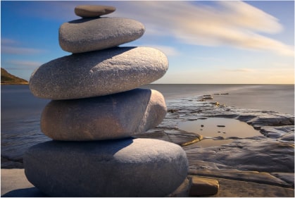 YONGIWAY - stone stack mini shrine inner peace